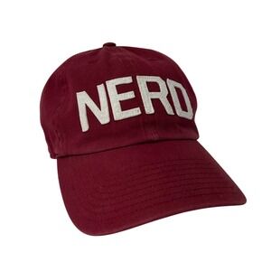47 Brand Stanford University Nerd Hat Maroon Adjustable Strapback Dad Cap OSFA